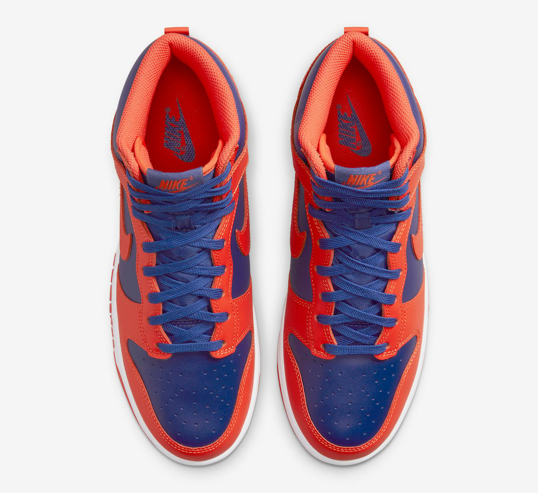 Nike Dunk High Orange Blue DD1399-800 Release Date Info
