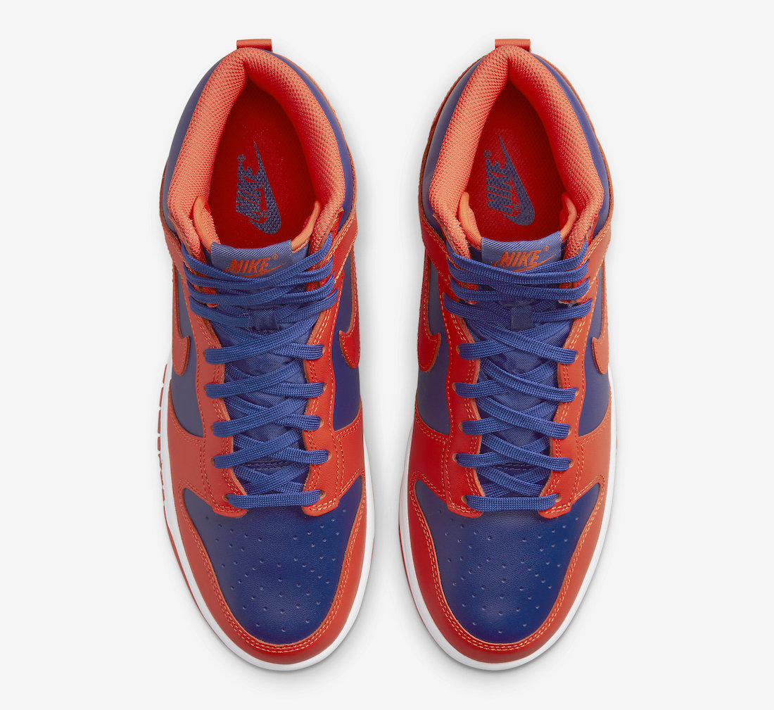 Nike Dunk High Orange Blue DD1399-800 Release Date Info