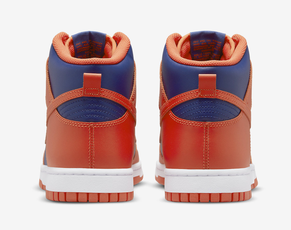 Nike Dunk High Orange Blue DD1399-800 Release Date Info