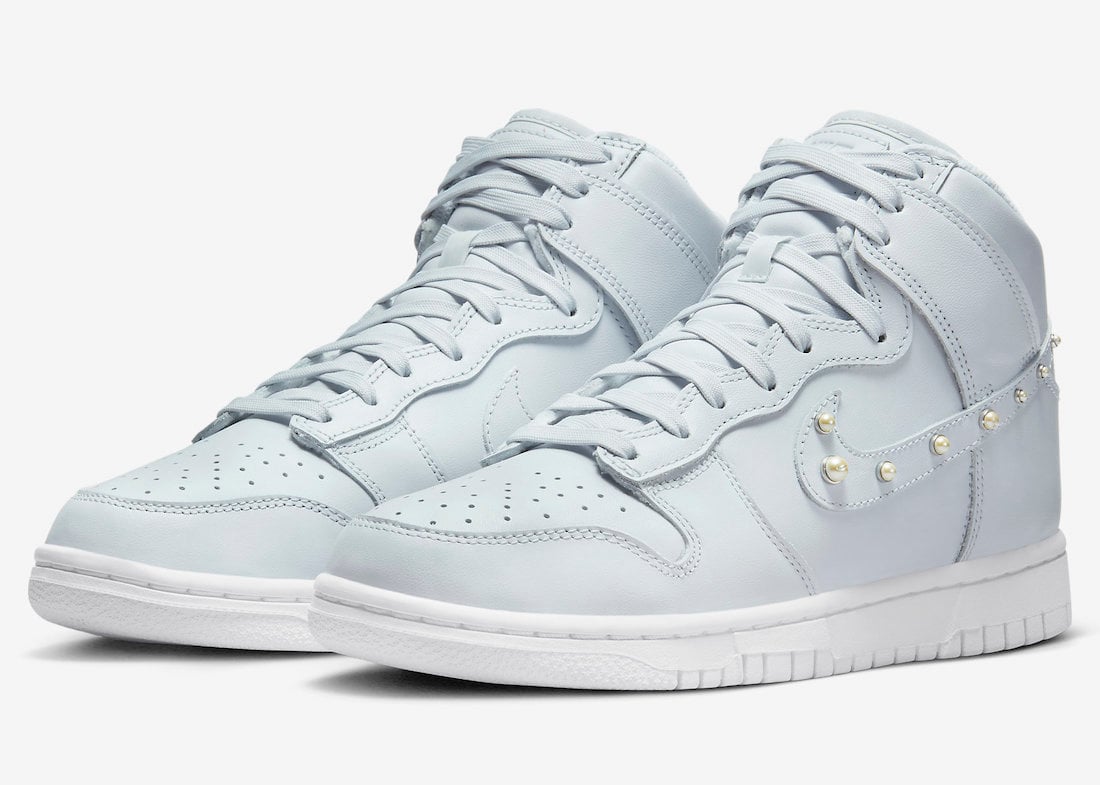 The Nike Dunk High is Releasing with Pearl Studs