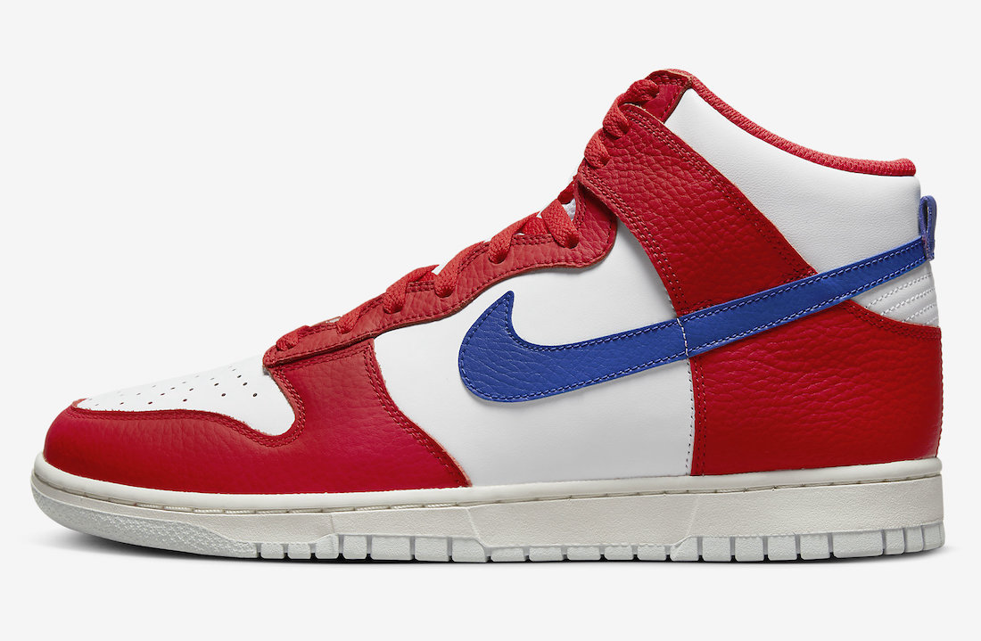 Nike Dunk High USA Red White Blue DX2661-100 Release Date Info