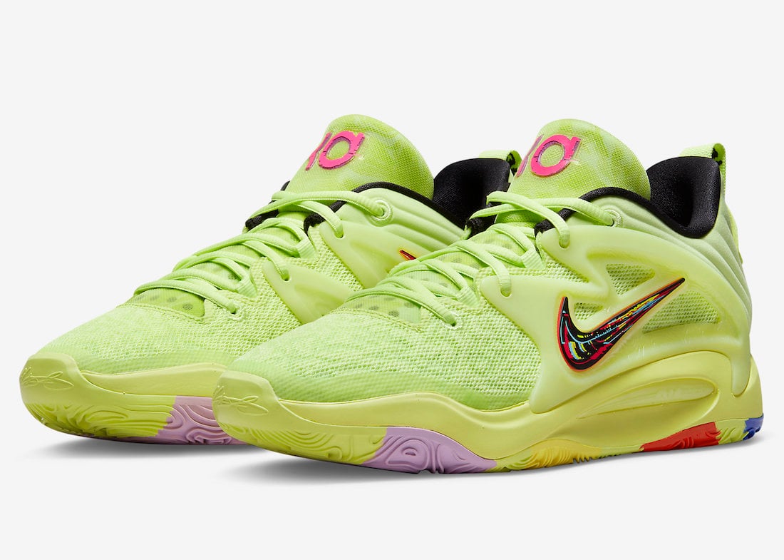 Nike KD 15 Light Lemon Twist DM1056 700 Release Date Info IetpShops nike lebron soldier 10 wolf gray with blue eyes