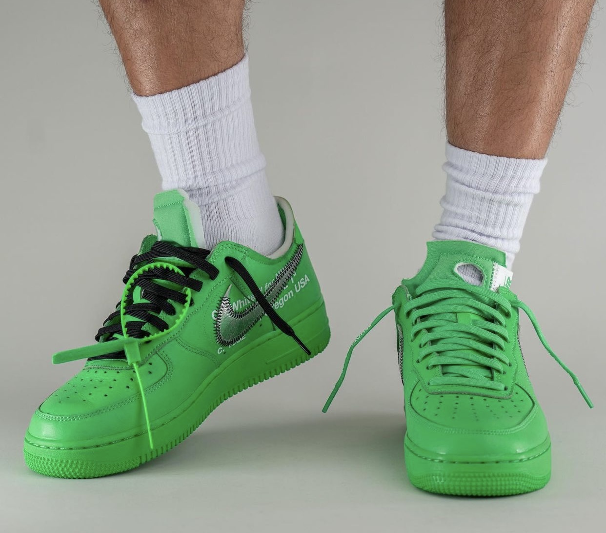 Off-White lime green air force 1 x Nike Air Force 1 Low Brooklyn DX1419-300 Release Date