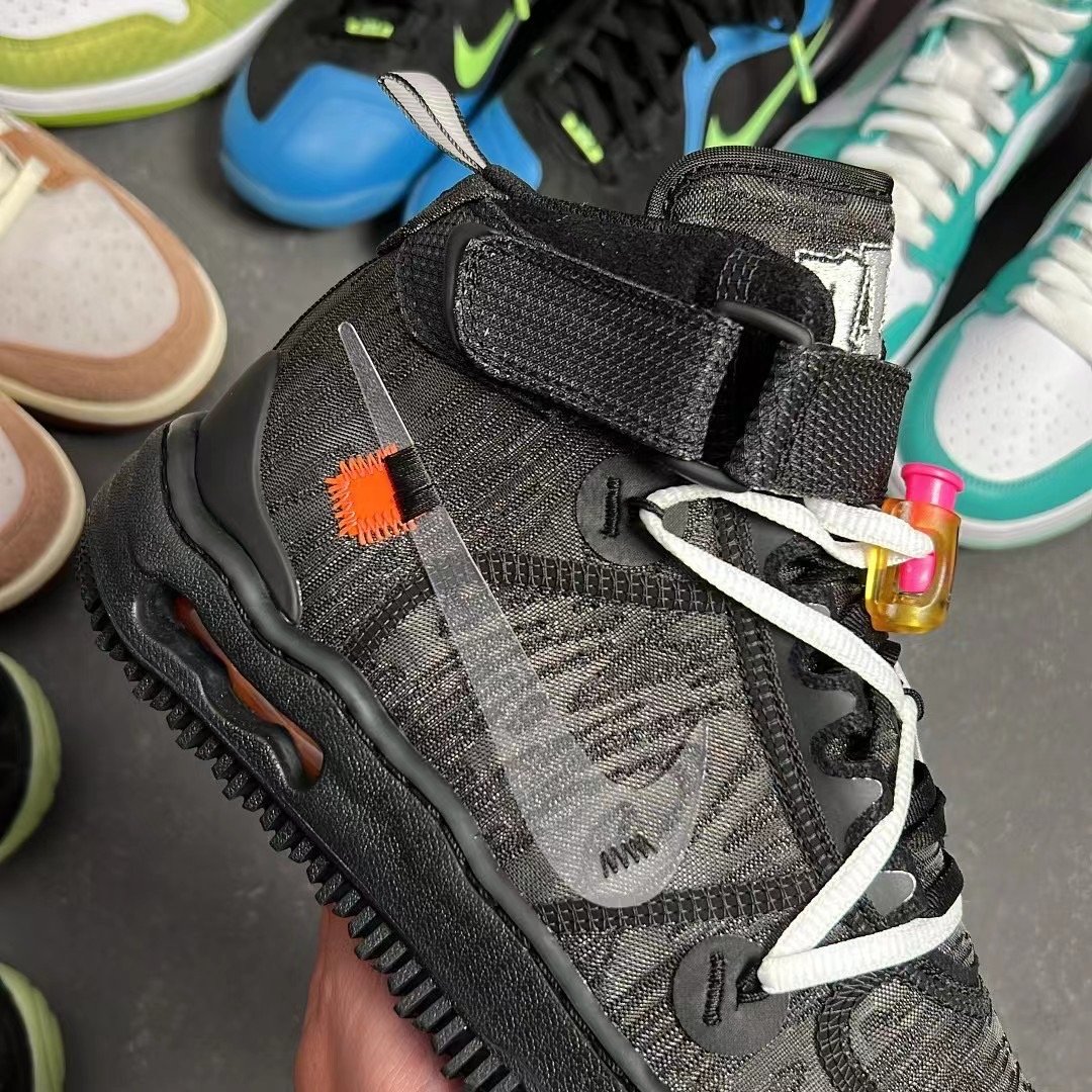 Off-White Nike Air Force 1 Mid Black DO6290-001 Release Info Price