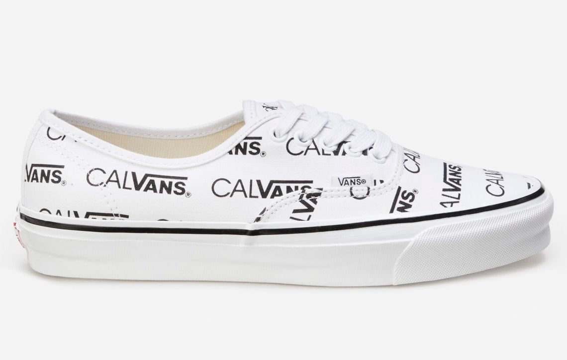 Palace Calvin Klein Vans Authentic Calvans Release Date Info