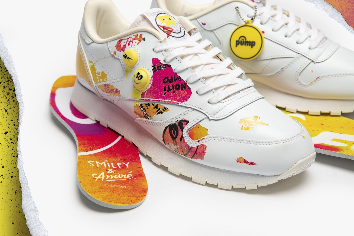 Reebok and Smiley Reveal Classic Leather Pump for 50th Anniversary