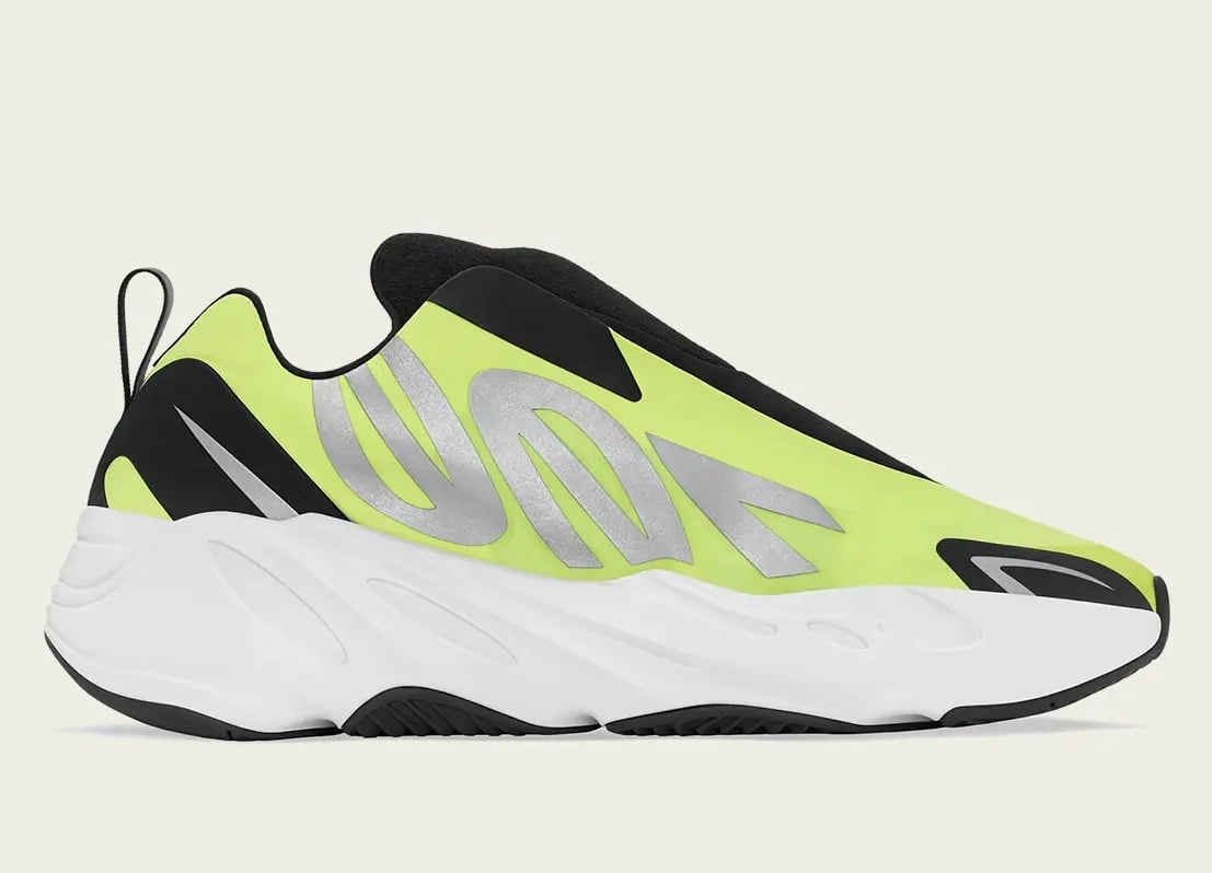 adidas Yeezy Boost 700 MNVN Laceless Phosphor GY2055 Release Details