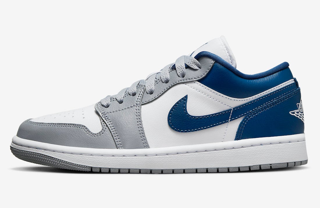 Air Jordan 1 Low White Grey Blue DC0774-042 Release Date Info