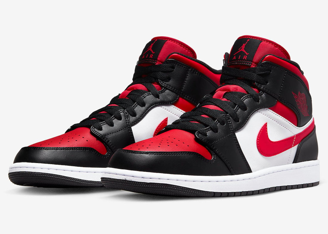 Air Jordan 1 Mid Bred Toe 554724-079 Release Date Info