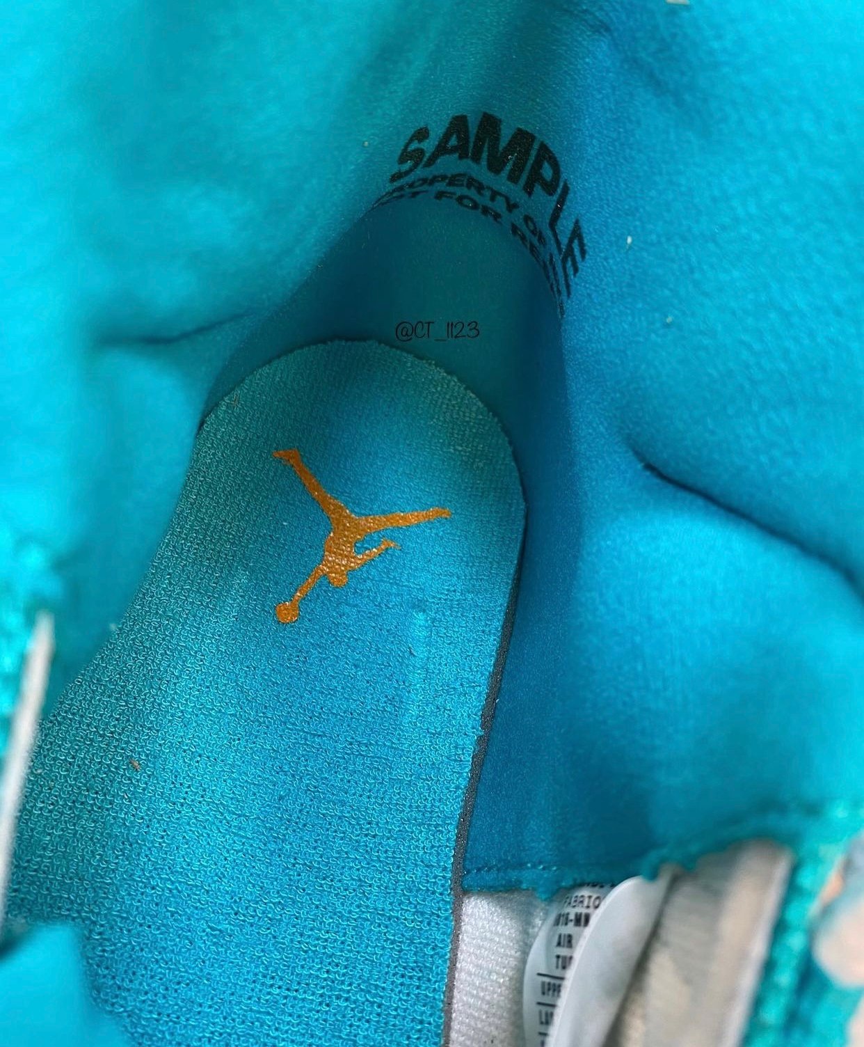 Air Jordan 11 Miami Dolphins Sample