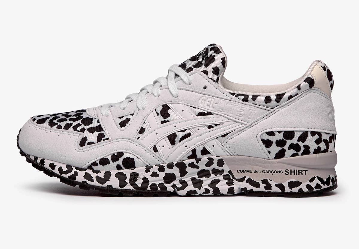 Comme des Garcons Shirt Asics Gel Lyte V White Release Date Info