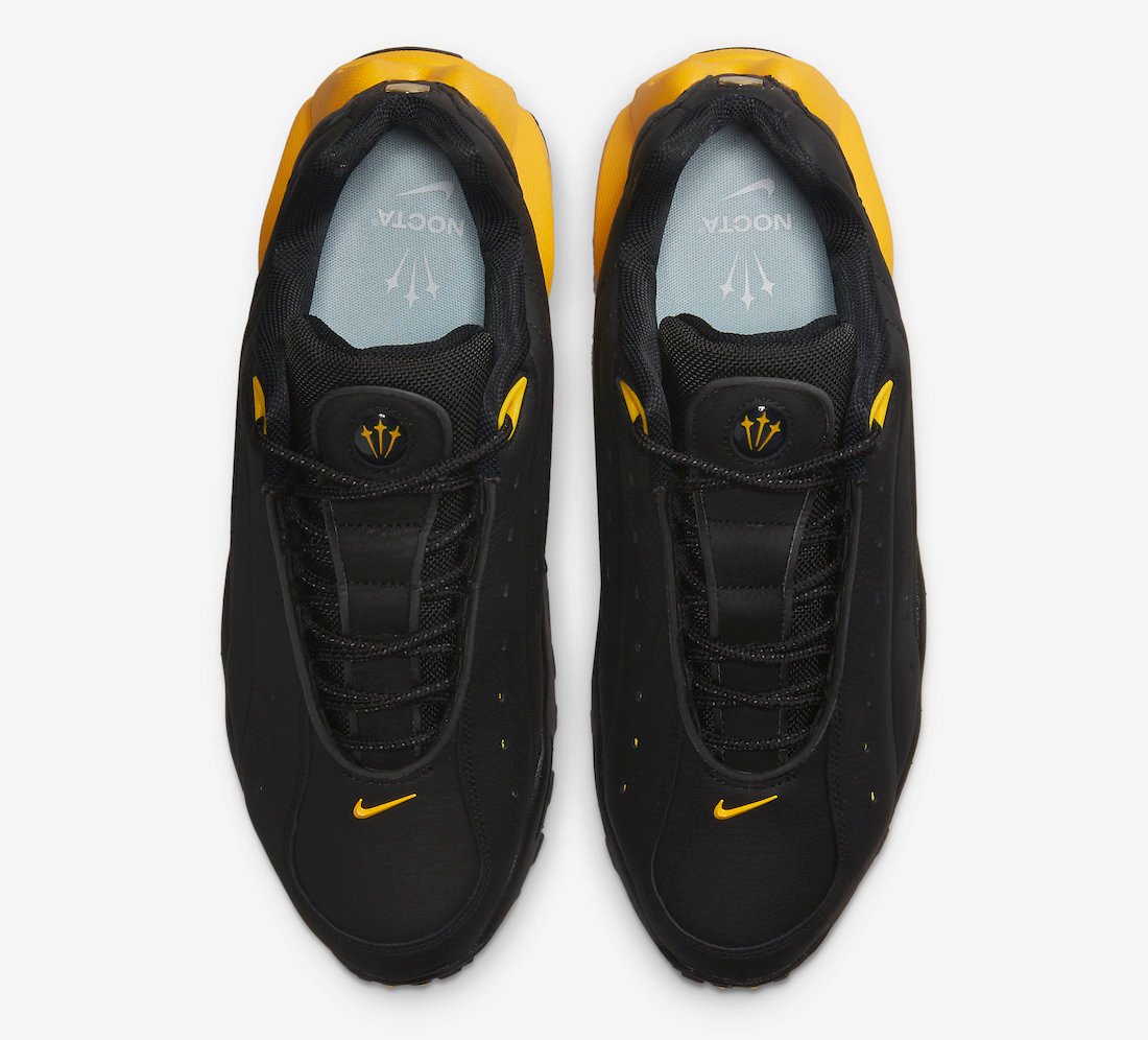 Drake NOCTA Nike Hot Step Air Terra Black University Gold DH4692-002 Release Date