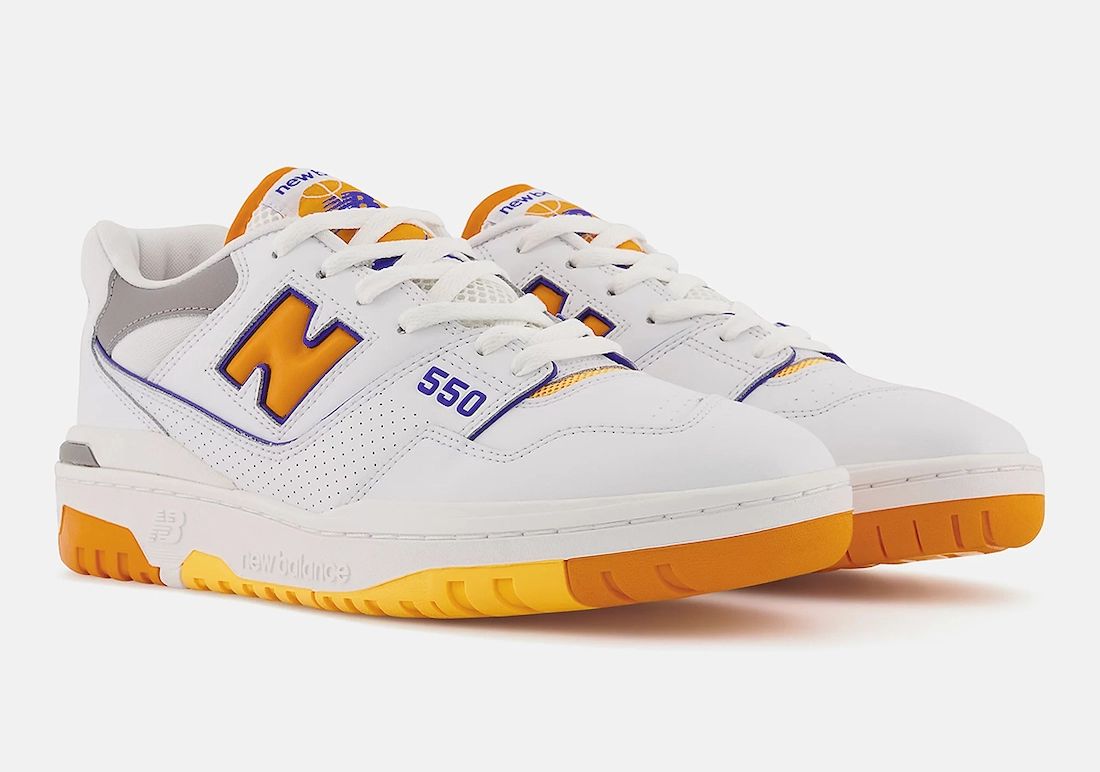 New Balance 550 Lakers Pack BB550WTO Release Date Info