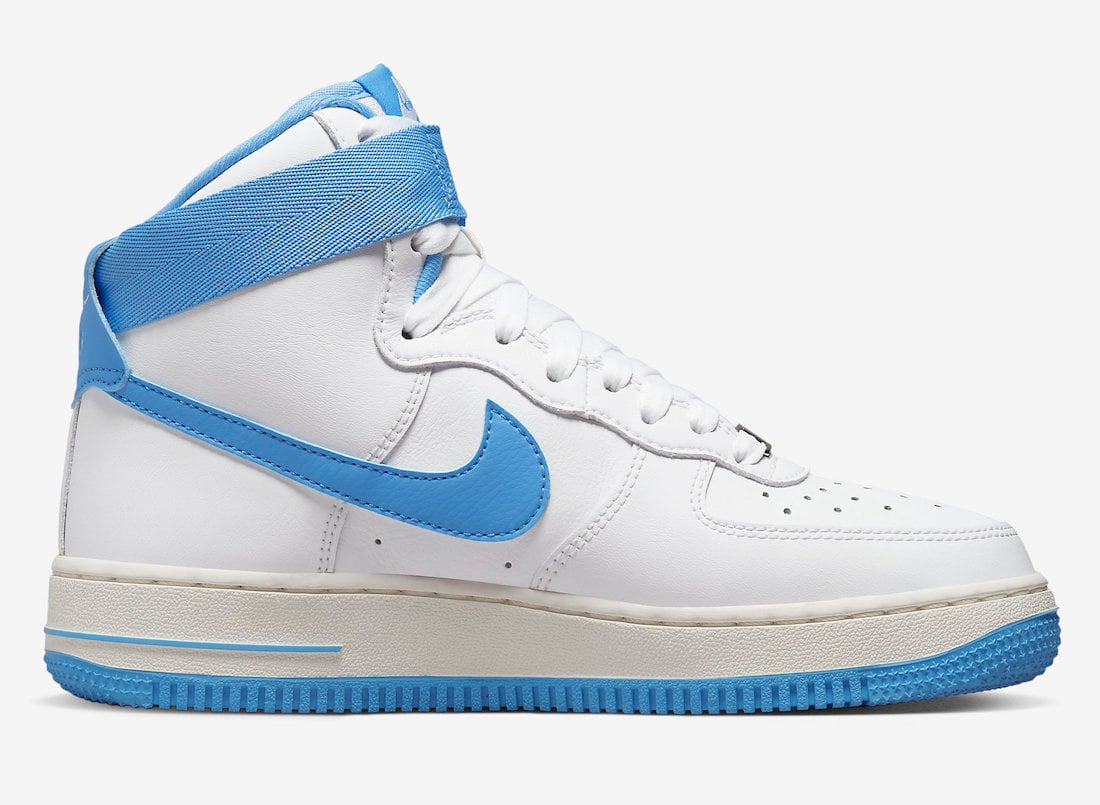 Nike Air Force 1 High White University Blue DX3805-100 Release Date Info