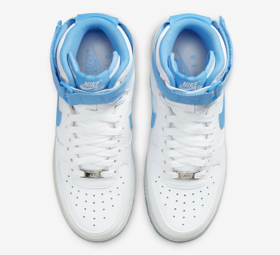 Nike Air Force 1 High White University Blue DX3805-100 Release Date Info