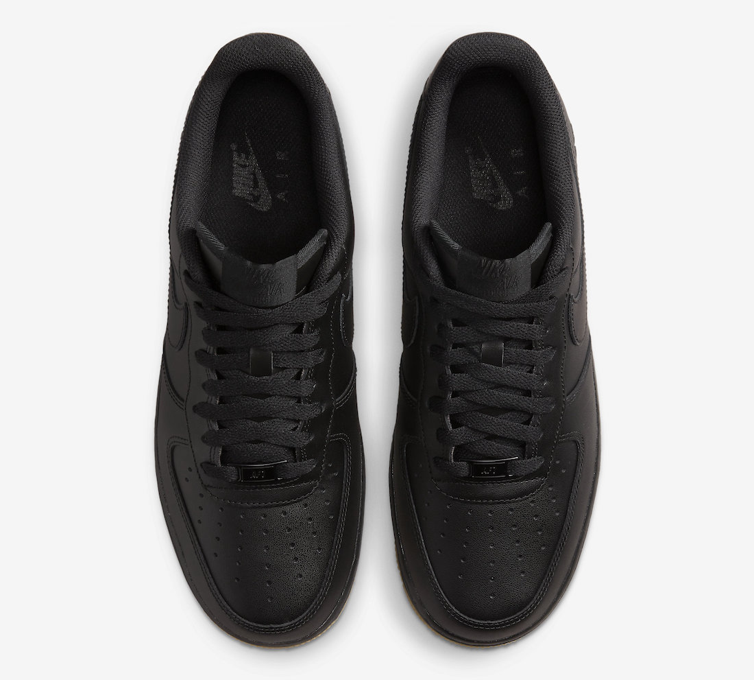 Nike Air Force 1 Low Black Gum DZ4404-001 Release Date Info