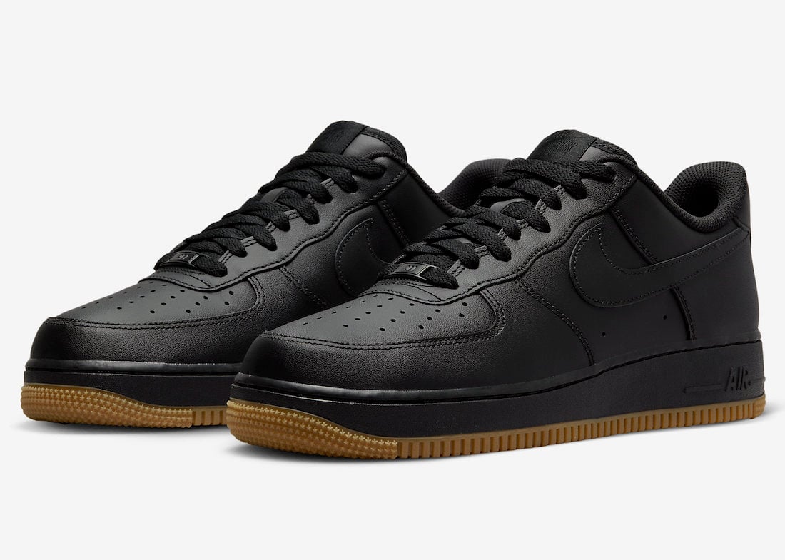 Nike Air Force 1 Low Black Gum DZ4404-001 Release Date Info