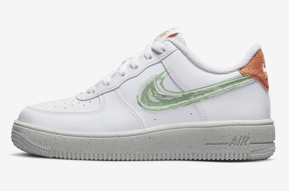 Nike Air Force 1 Low Brushstroke Swoosh DX3067-100 Release Date Info