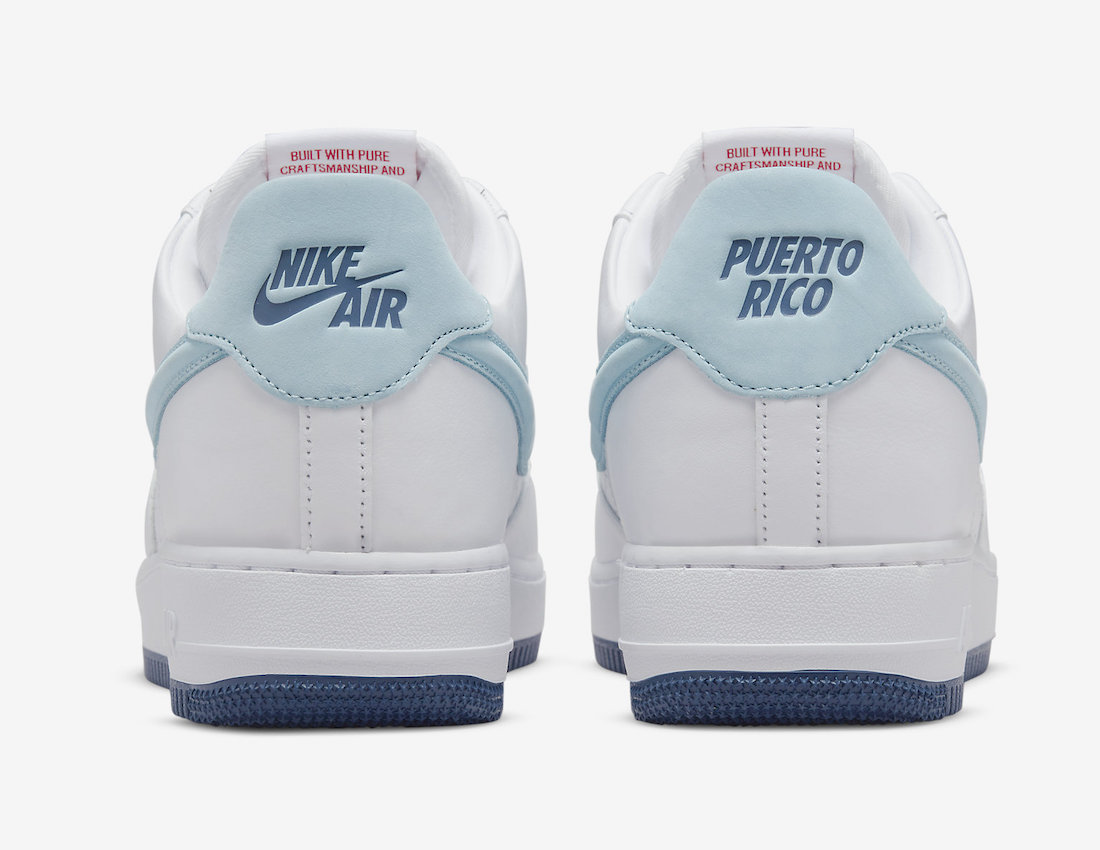 Nike Air Force 1 Low Puerto Rico 2022 DQ9200-100 Release Date Info