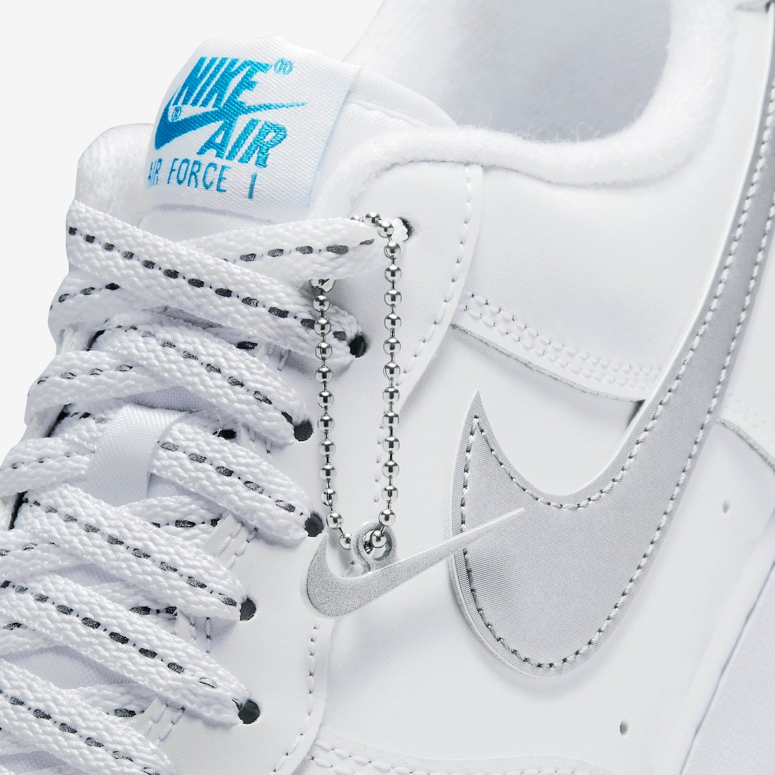 Nike Air Force 1 Low White Silver Blue DR0142-100 Release Date Info