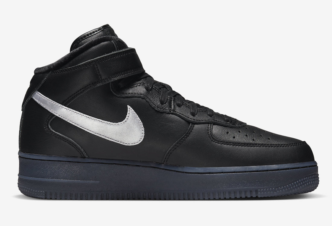 Nike Air Force 1 Mid Black Metallic DX3061-001 Release Date Info