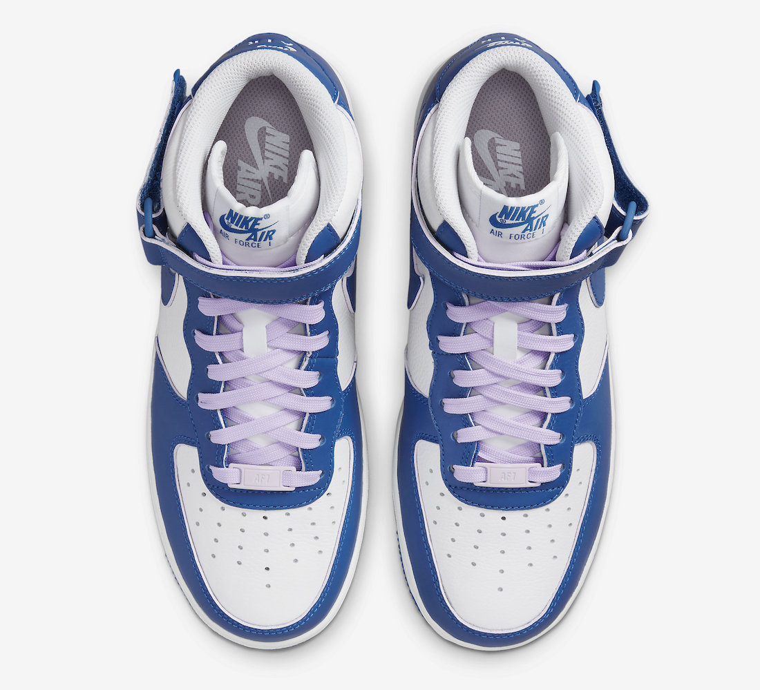 Nike Air Force 1 Mid Blue White Kentucky DX3721-100 Release Date Info