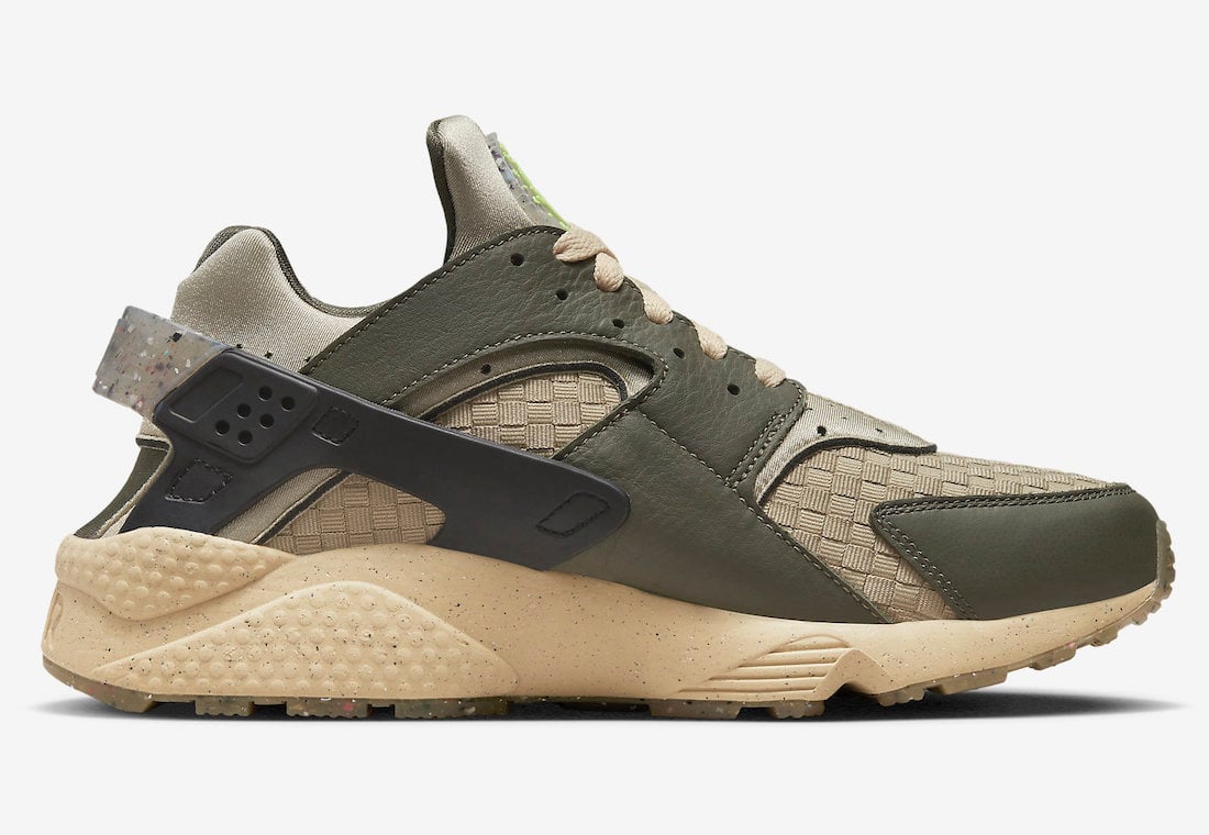 Nike Air Huarache Next Nature Olive Tan DM0863-300 Release Date Info