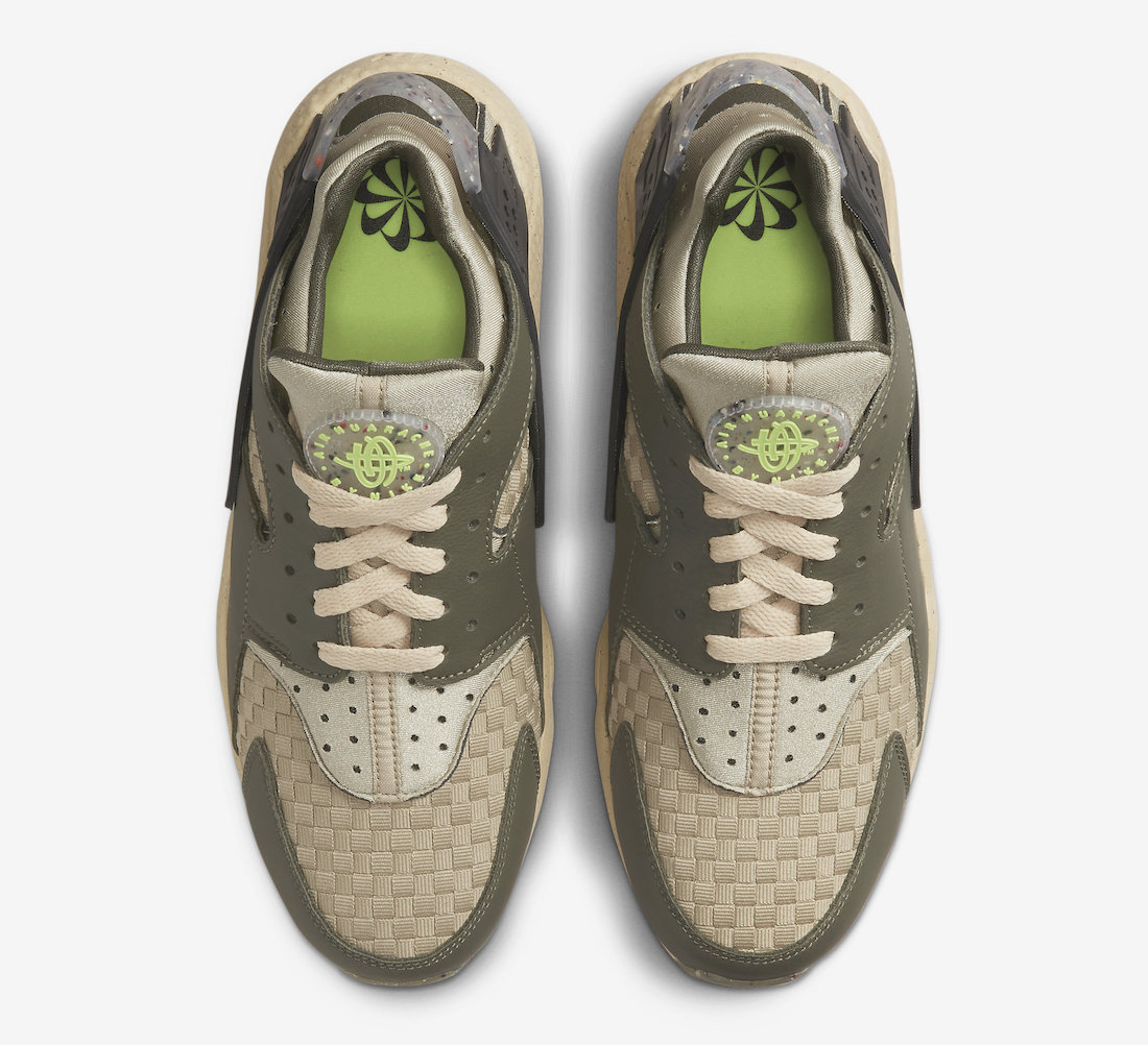 Nike Air Huarache Next Nature Olive Tan DM0863-300 Release Date Info