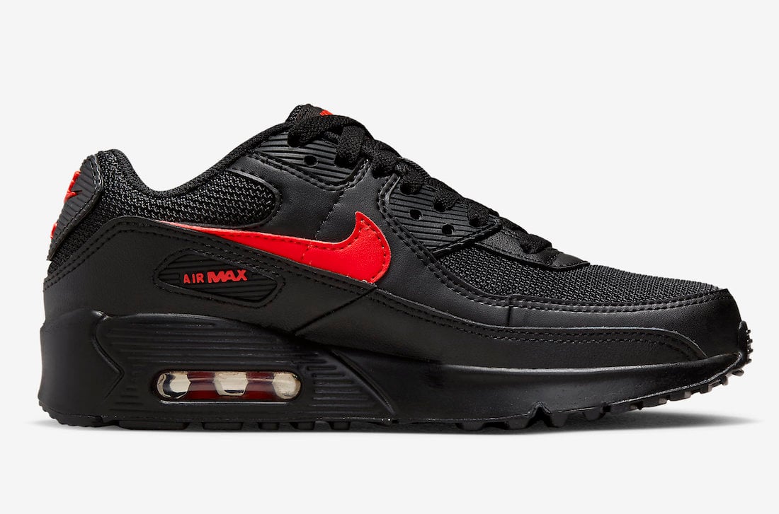 Nike Air Max 90 Black Red DX9272-001 Release Date Info