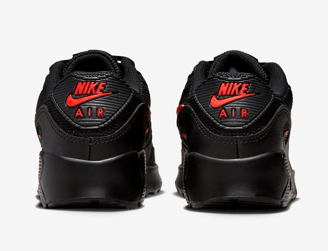 Nike Air Max 90 Black Red DX9272-001 Release Date Info