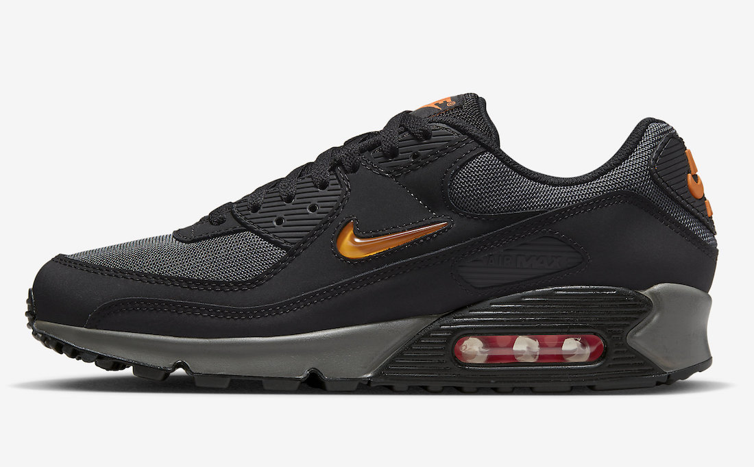 Nike Air Max 90 Jewel Black Orange DX2656-001 Release Date Info