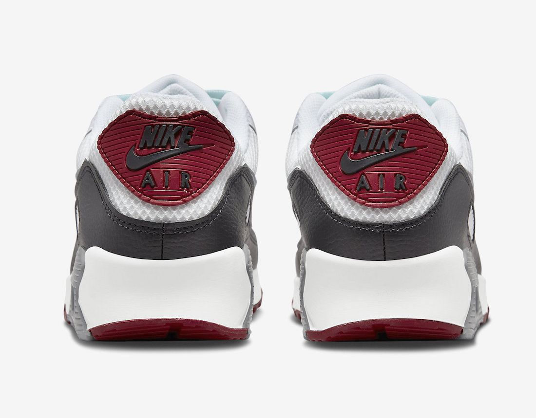 Nike Air Max 90 Photon Dust Particle Grey Varsity Red DO8902-001 Release Date Info
