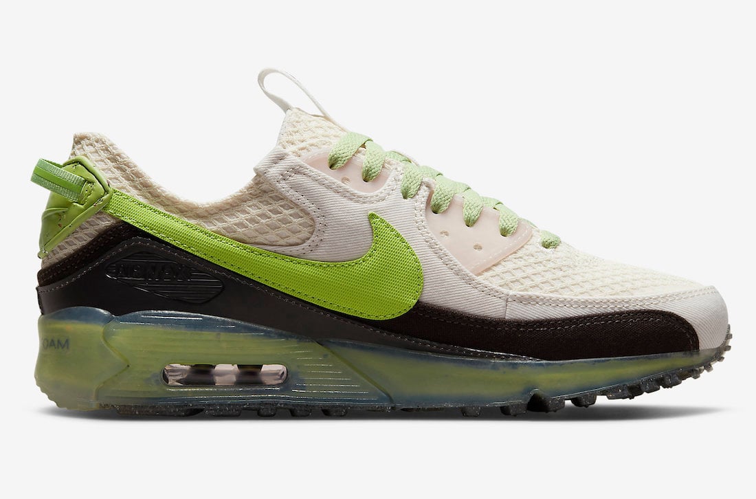 Nike Air Max 90 Terrascape Phantom Vivid Green Olive Aura DM0033-001 Release Date Info