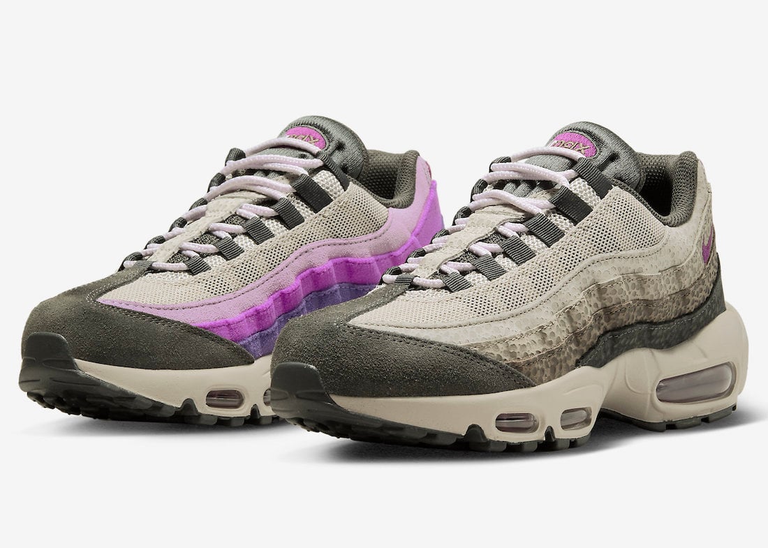 Nike Air Max 95 Safari Anthracite Viotech Ironstone Moonfossil DX2955-001 Release Date Info