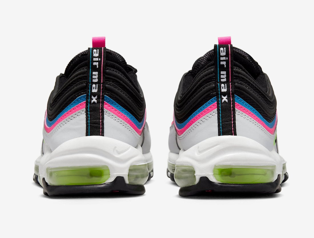 Nike Air Max 97 Black White Pink Blue DZ4392-001 Release Date Info