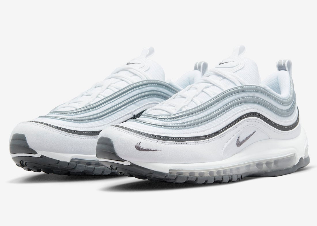 Nike Air Max 97 Releasing in White, Silver, and Grey