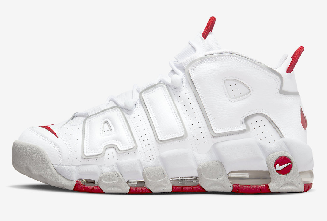 Nike Air More Uptempo White Red DX8965-100 Release Date Info