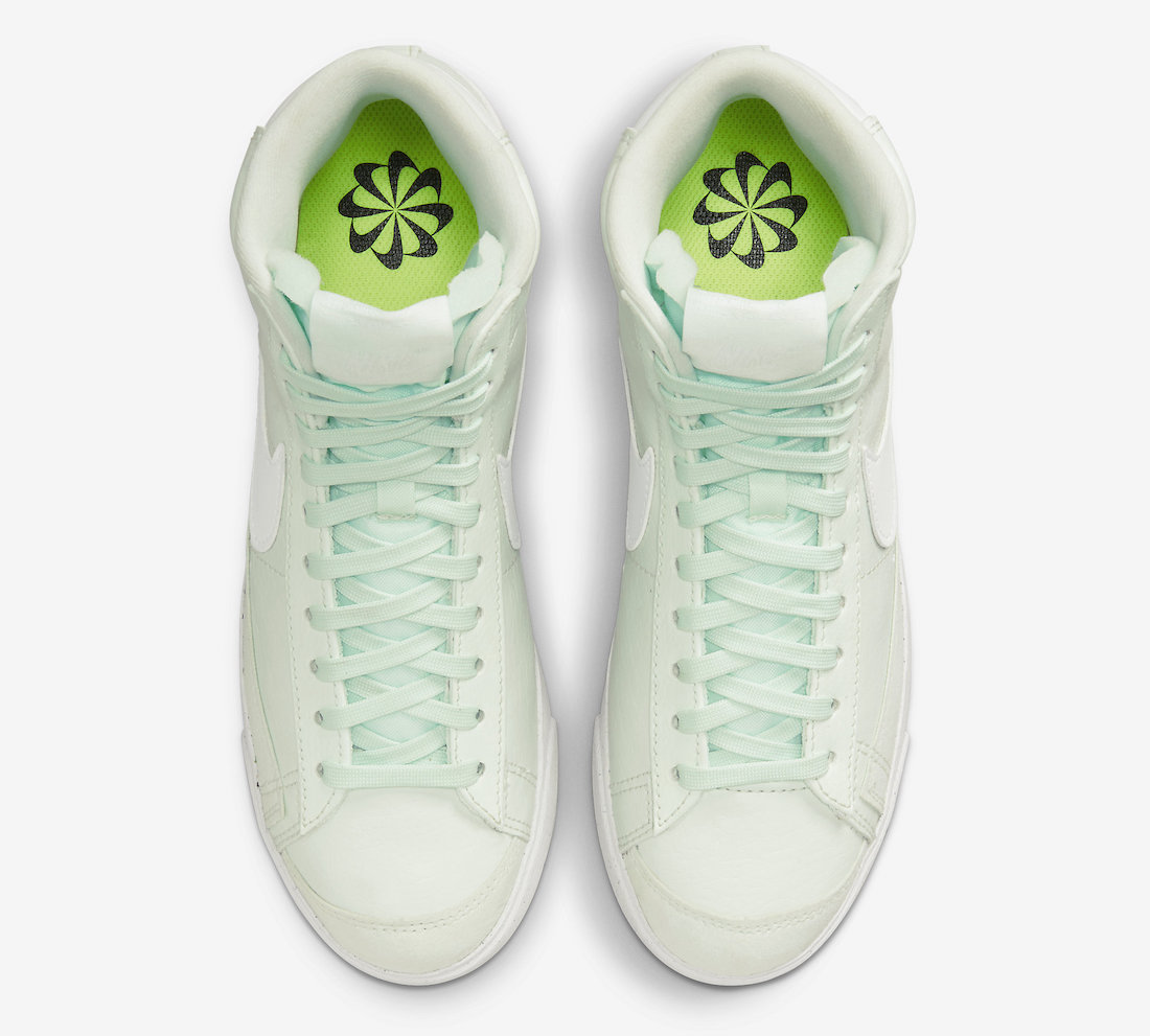 Nike Blazer Mid 77 Next Nature Mint Green DQ4124-300 Release Date Info