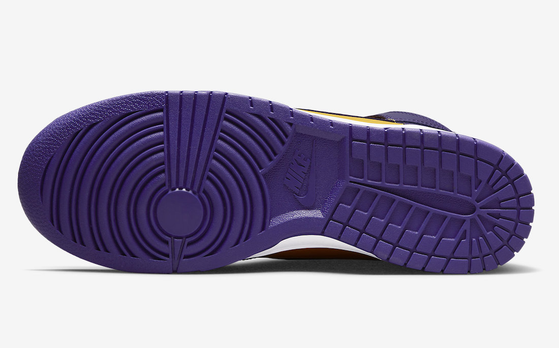 Nike Dunk High Lakers Court Purple DD1399-500 Release Date Info