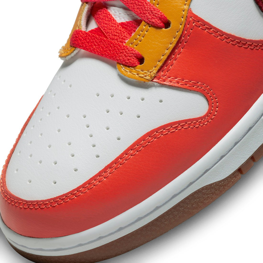 Nike Dunk High White Habanero Red Team Red Malachite DR8805-100 Release Date Info