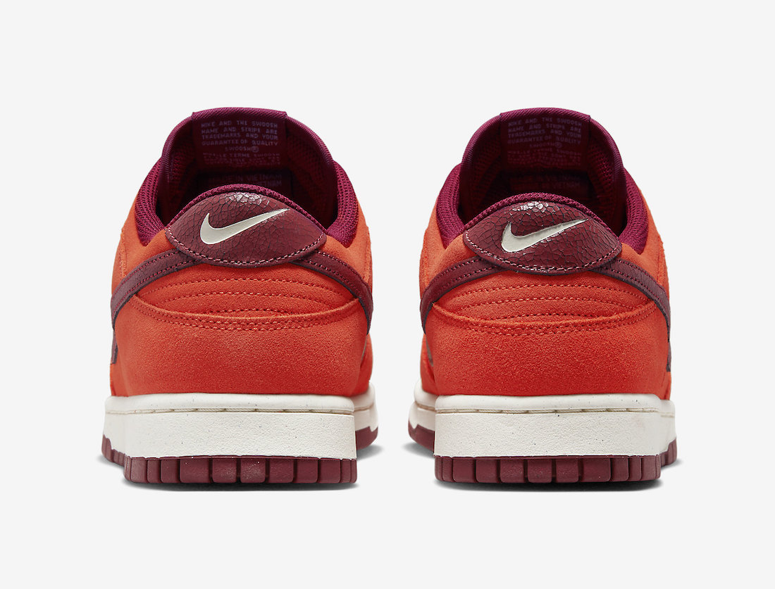 Nike Dunk Low Orange Suede DQ8801-800 Release Date Info