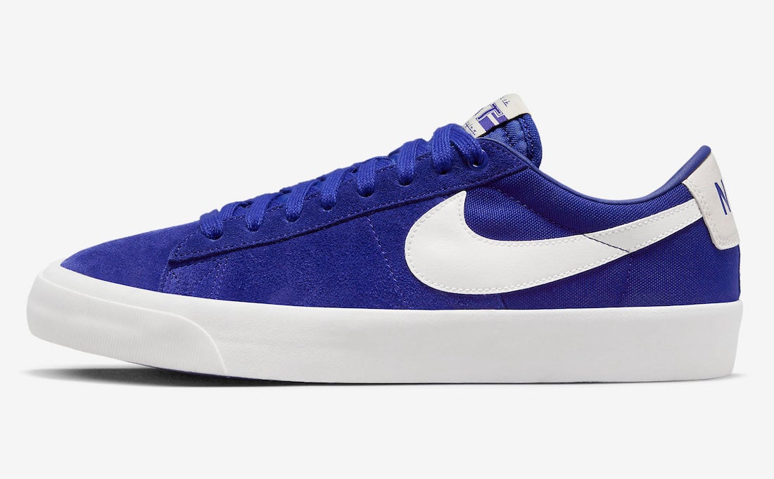 Nike SB Blazer Low GT Blue White DR9103-400 Release Date Info