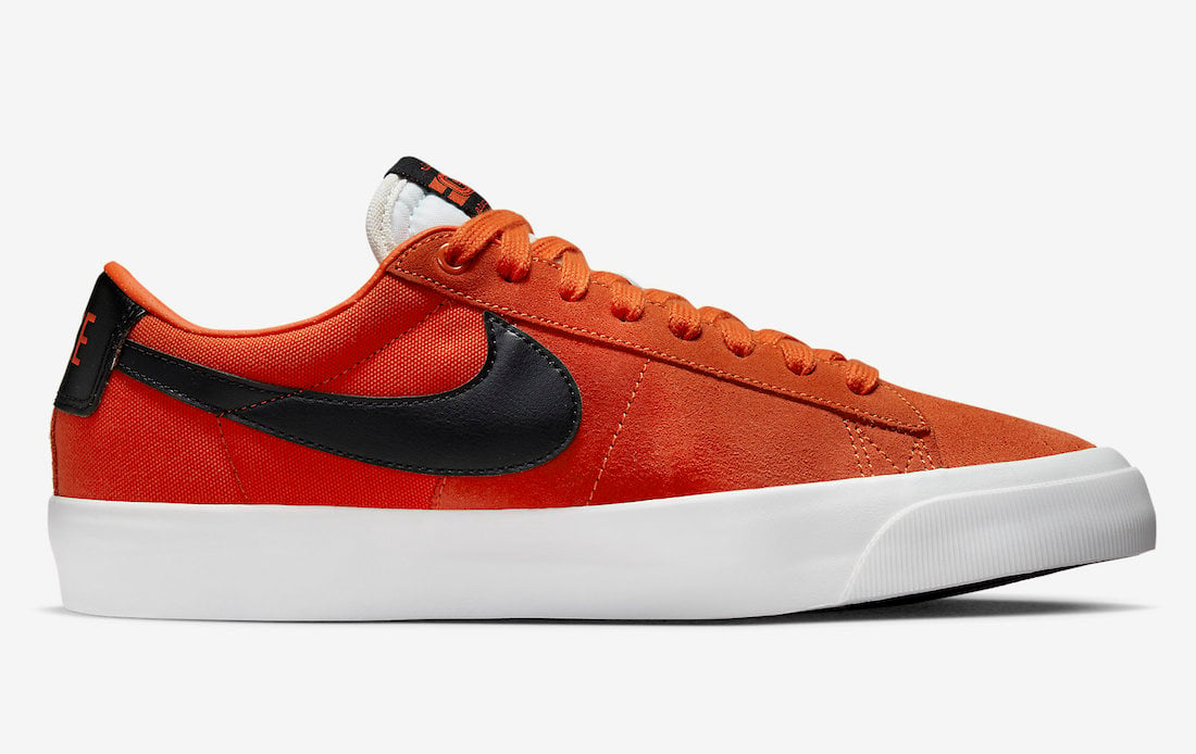 Nike SB Blazer Low GT Orange Black DR9103-800 Release Date Info