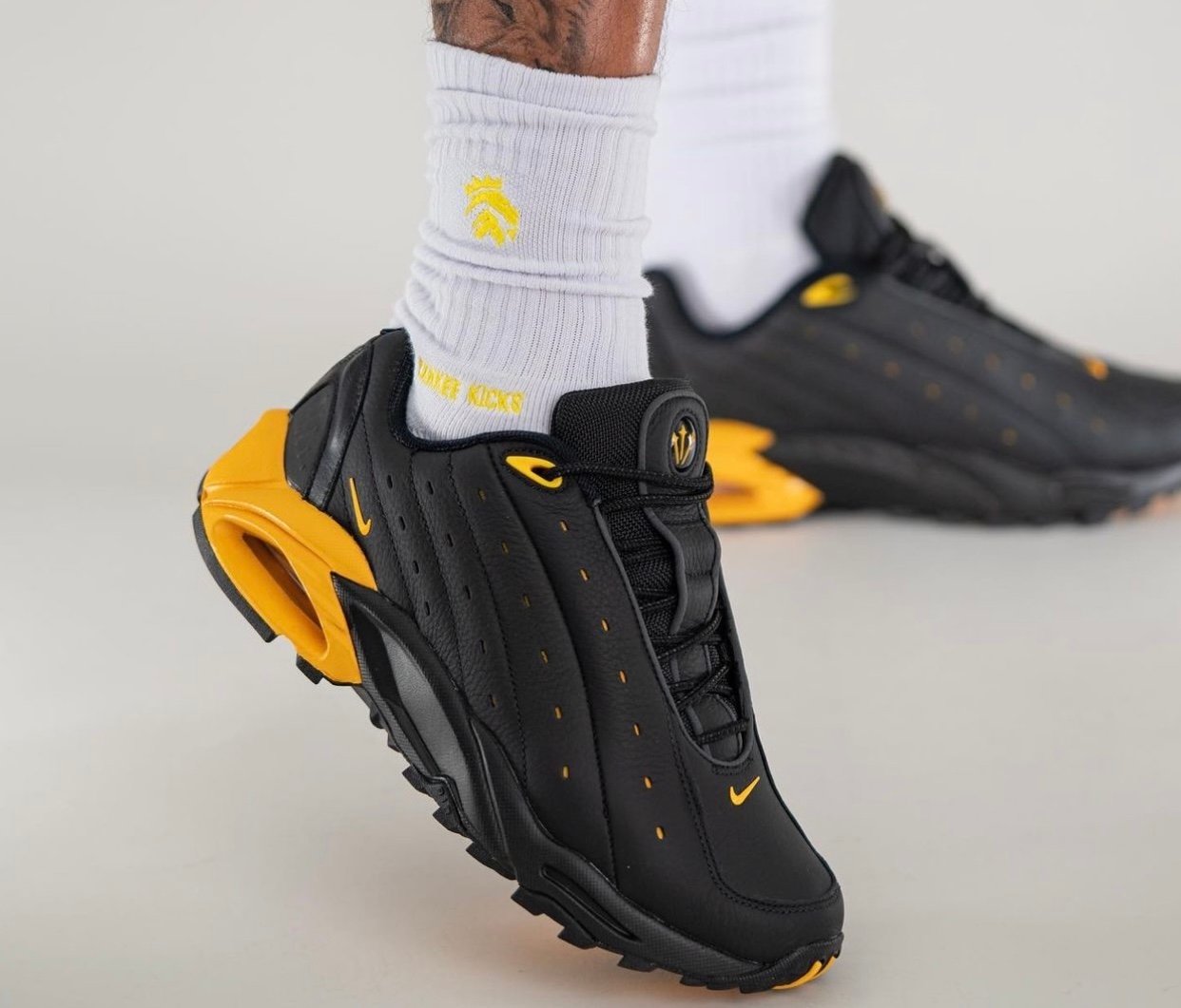 NOCTA Nike Hot Step Air Terra Black University Gold DH4692-002 On-Feet