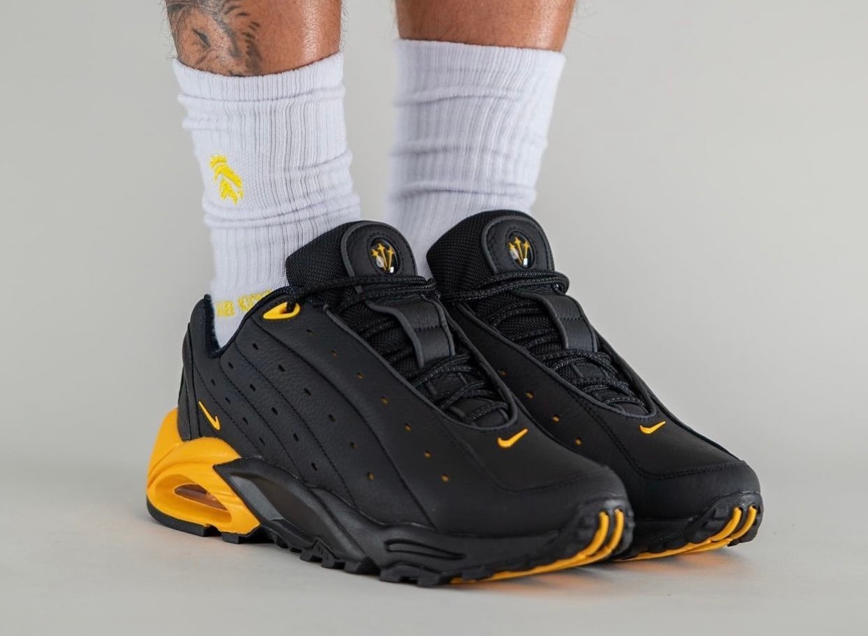 NOCTA Nike Hot Step Air Terra Black University Gold DH4692-002 On-Feet