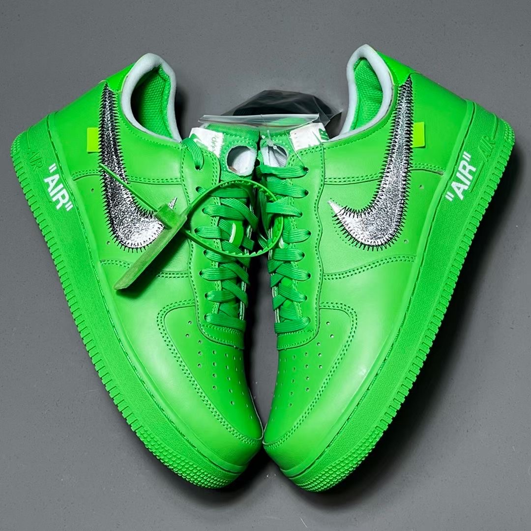 Off-White Nike Air Force 1 Light Green Spark DX1419-300 Release Date