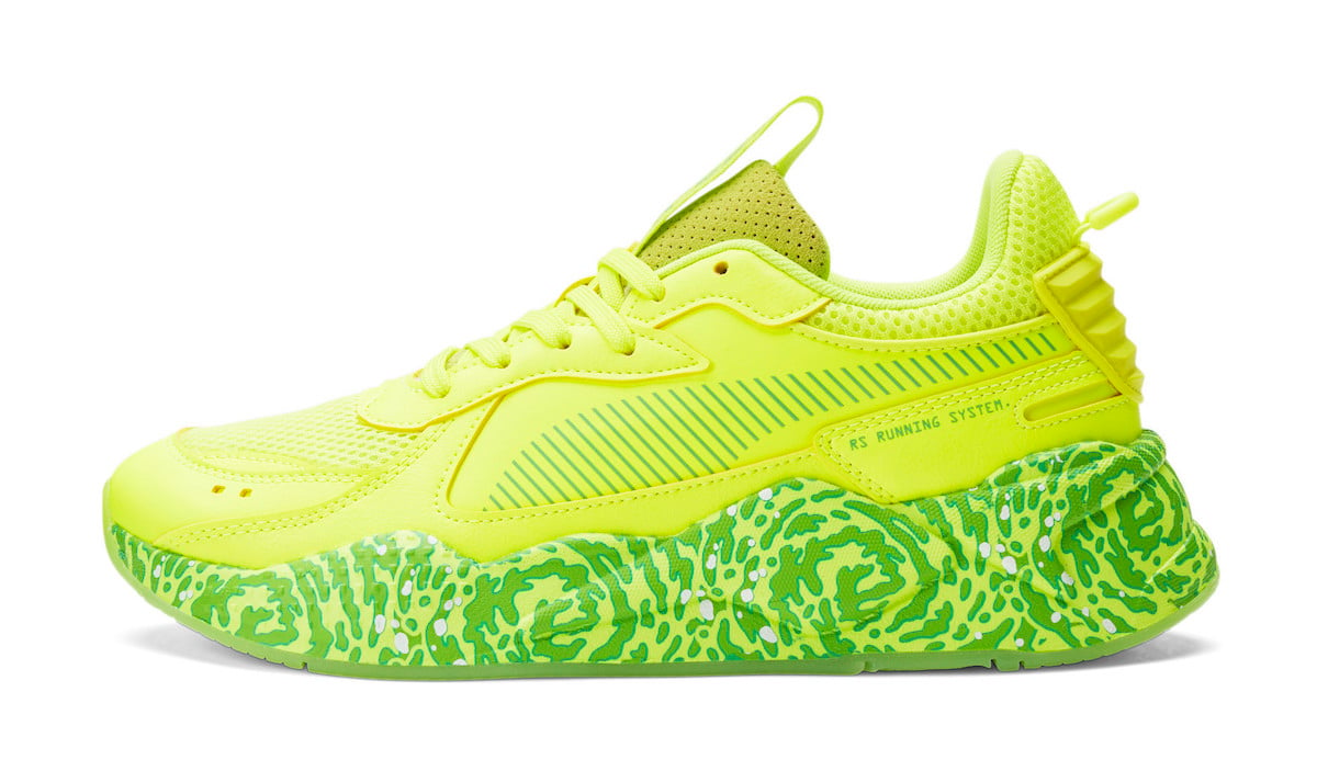 Rick and Morty Puma RS-X Safety Yellow 386781-01 Release Date Info