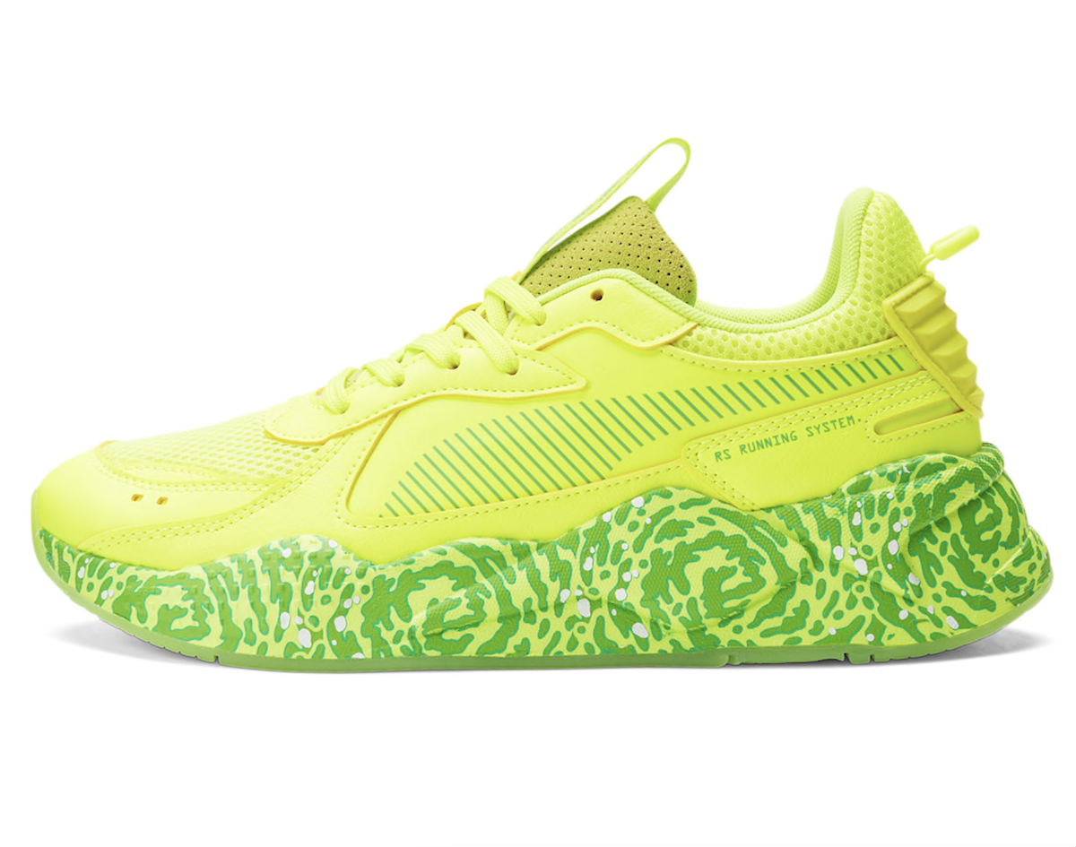Rick and Morty Puma RS-X Safety Yellow 386781-01