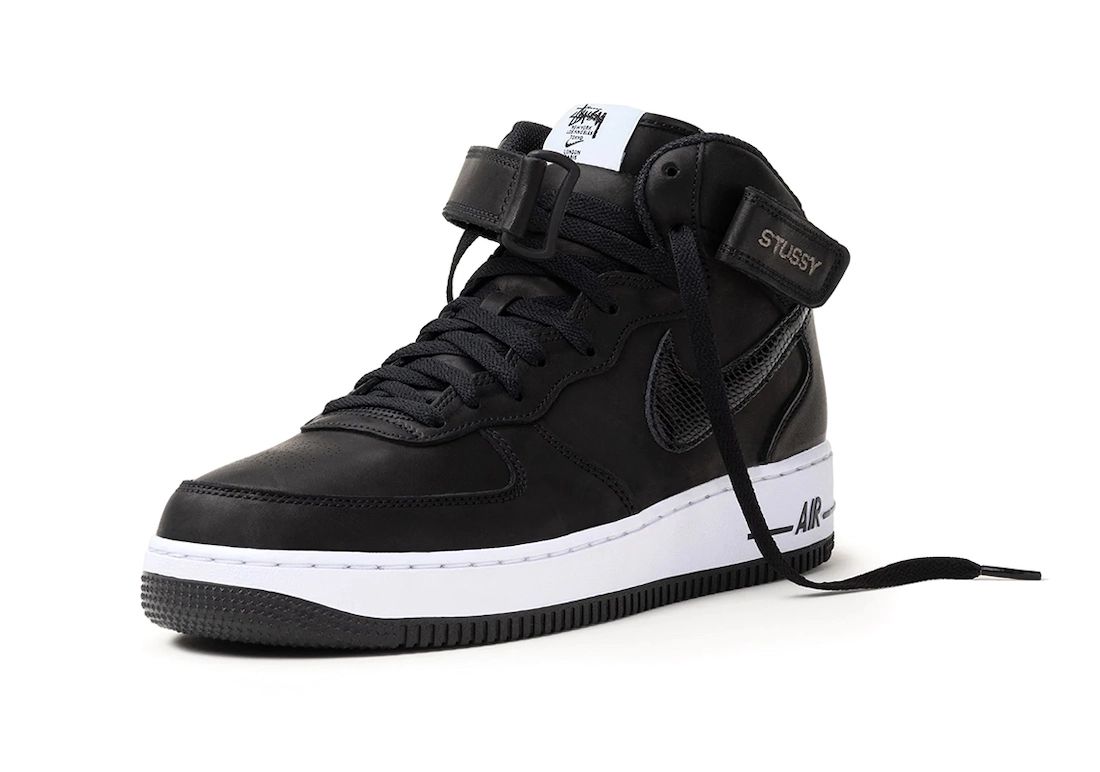 Stussy Nike Air Force 1 Mid Luxe Leather Release Date