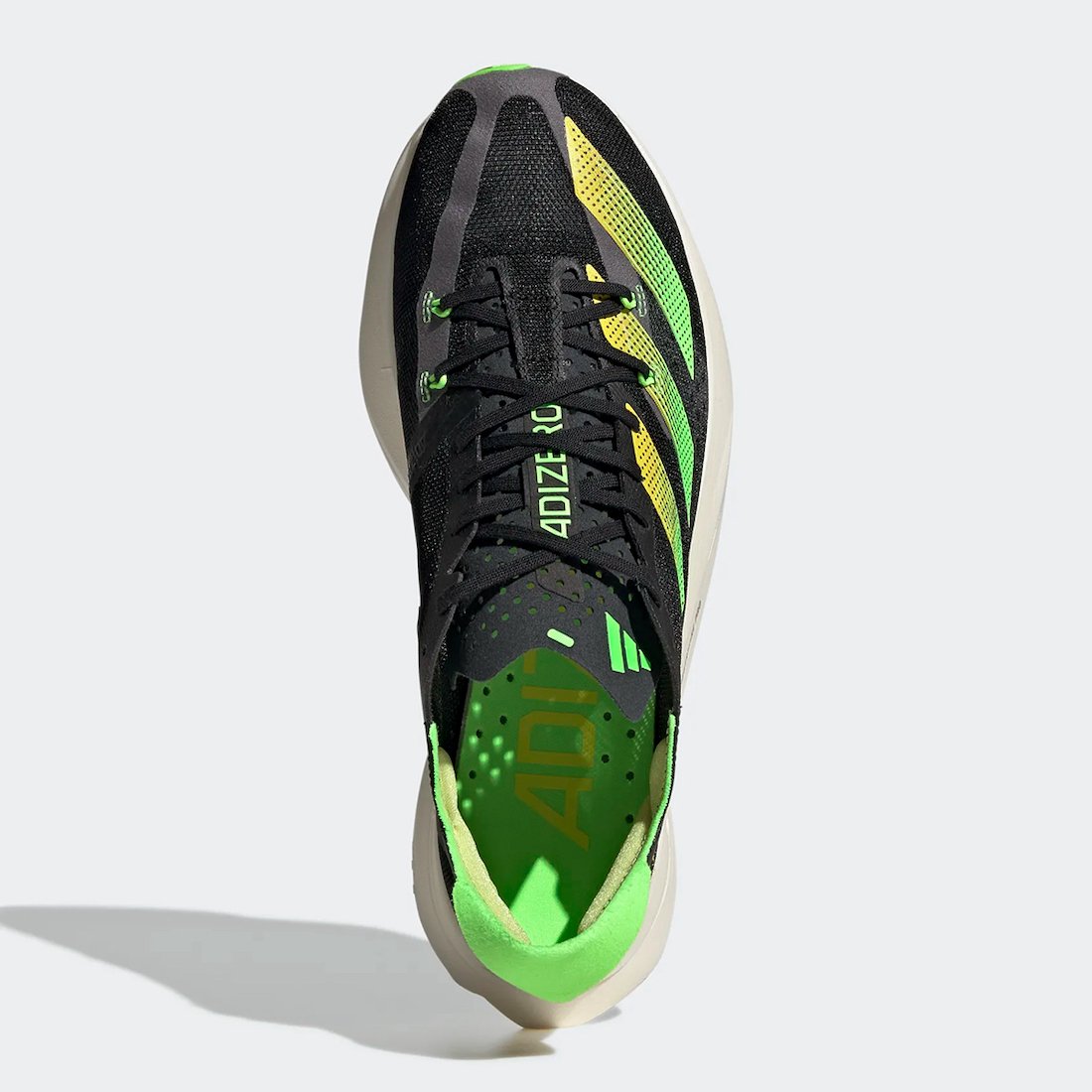 adidas Adizero Adios Pro 3 Core Black Beam Yellow Solar Green GX6251 Release Date Info
